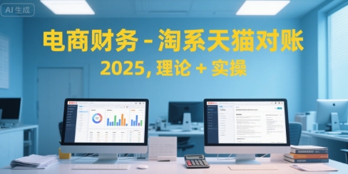电商财务-淘系天猫对账2025，理论+实操-第一资源库